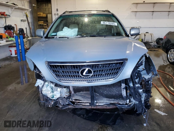 2006 Lexus RX 400h with VIN JTJHW31U860035783, listed as a Copart auction lot 46118265 with 227,055 mi miles and Salvage Title. Bid and sale history available at DreamBid. Image 5.
