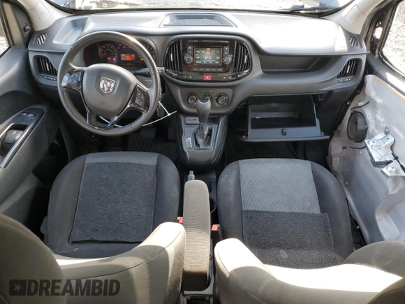 2016 Ram ProMaster City Cargo Tradesman SLT with VIN ZFBERFBTXG6C71215, listed as a Copart auction lot 51006435 with 46,554 mi miles and Salvage title. Bid and sale history available at DreamBid. Image 8.