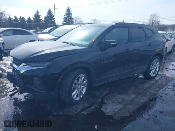 2022 Chevrolet Blazer LT with VIN 3GNKBJRS6NS174014, listed as a IAAI auction lot 41653069 with 36,476 mi miles and . Bid and sale history available at DreamBid. Image 2.