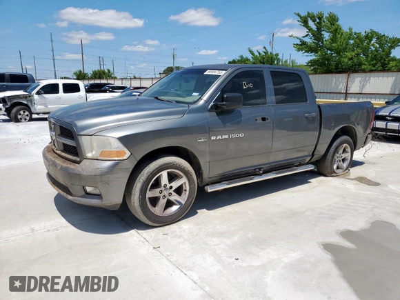 2012 Ram 1500 Express with VIN 1C6RD6KT2CS183617, listed as a Copart auction lot 58984755 with 203,466 mi miles and Clean title. Bid and sale history available at DreamBid. Image 1.