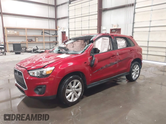 2015 Mitsubishi Outlander Sport 2.4 ES with VIN 4A4AR3AW9FE030245, listed as a IAAI auction lot 41682313 with 35,621 mi miles. Bid and sale history available at carsss.com. Image 2.