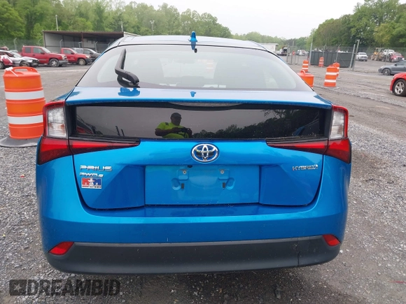 2020 Toyota Prius LE with VIN JTDL9RFU1L3017703, listed as a IAAI auction lot 42277379 with 25,593 mi miles and . Bid and sale history available at DreamBid. Image 16.