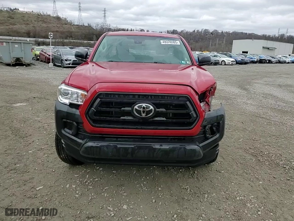2022 Toyota Tacoma 4WD SR with VIN 3TYSX5EN5NT015558, listed as a Copart auction lot 49376505 with 26,462 mi miles and Salvage Title. Bid and sale history available at carsss.com. Image 13.