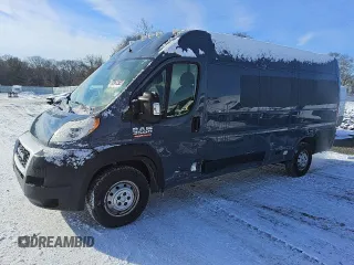 2021 Ram ProMaster Cargo with VIN 3C6MRVJG8ME535887, listed as a Copart auction lot 52833495 with 27,293 mi miles and Clean Title. Bid and sale history available at carsss.com. Image 1.