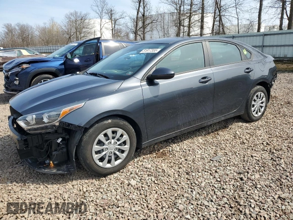 2021 Kia Forte LXS with VIN 3KPF24AD8ME299246, listed as a Copart auction lot 51917355 with 39,295 mi miles and Salvage Title. Bid and sale history available at carsss.com. Image 1.