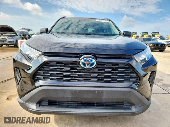 2021 Toyota RAV4 Hybrid LE with VIN 4T3LWRFV5MU049053, listed as a Copart auction lot 58598245 with 55,179 mi miles and Salvage title. Bid and sale history available at DreamBid. Image 5.