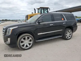 2018 Cadillac Escalade Luxury with VIN 1GYS3BKJ9JR198263, listed as a Copart auction lot 81517084 with 0 mi miles and Salvage Title. Bid and sale history available at carsss.com. Image 1.