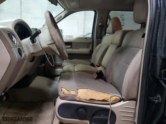 2005 Ford F-150 XLT with VIN 1FTPW12515FB32491, listed as a Copart auction lot 40028694 with 275,544 mi miles and Salvage Title. Bid and sale history available at carsss.com. Image 7.
