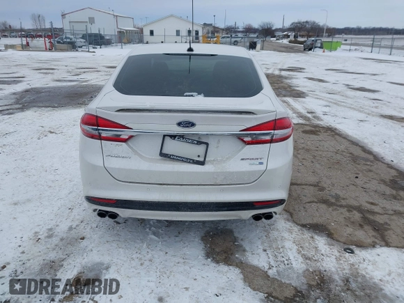 2017 Ford Fusion Sport with VIN 3FA6P0VP0HR246768, listed as a IAAI auction lot 41593508 with 95,027 mi miles. Bid and sale history available at carsss.com. Image 16.