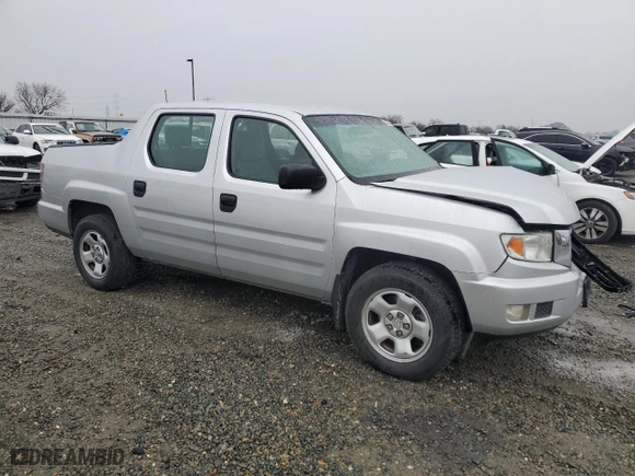 2009 Honda Ridgeline RT with VIN 5FPYK16239B103205, listed as a Copart auction lot 43269535 with 206,678 mi miles and Salvage Title. Bid and sale history available at carsss.com. Image 4.