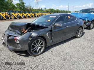 2019 Genesis G70 Advanced z VIN KMTG44LAXKU022325, wystawiony jako Copart lot #51446805 z przebiegiem Nie podano mil oraz Nie do naprawy • Non repairable. Historia ofert i sprzedaży dostępna na DreamBid. Obrazek 1.