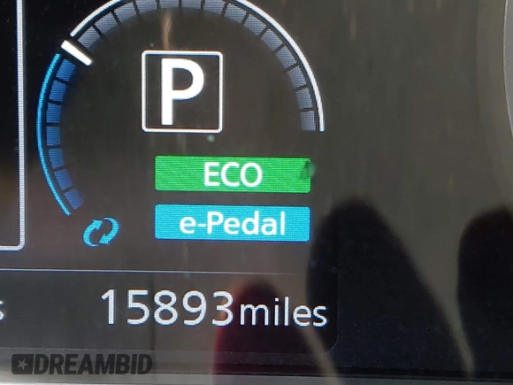 2023 Nissan LEAF SV Plus z VIN 1N4CZ1CV4PC558920, wystawiony jako IAAI lot #41332755 z przebiegiem 15 893 mil mil oraz . Historia ofert i sprzedaży dostępna na DreamBid. Obrazek 15.