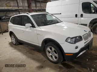2008 BMW X3 3.0si with VIN WBXPC93468WJ24035, listed as a Copart auction lot 46179645 with 264,916 mi miles and Salvage Title. Bid and sale history available at carsss.com. Image 4.