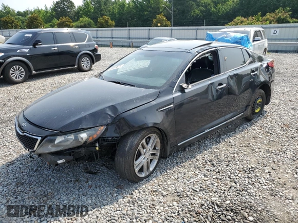 2013 Kia Optima SX with VIN 5XXGR4A60DG110906, listed as a Copart auction lot 60209675 with Not provided miles and Salvage title. Bid and sale history available at DreamBid. Image 1.