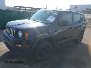 2017 Jeep Renegade Sport with VIN ZACCJBAB2HPG36611, listed as a IAAI auction lot 41795715 with 155,644 mi miles and . Bid and sale history available at carsss.com. Image 18.