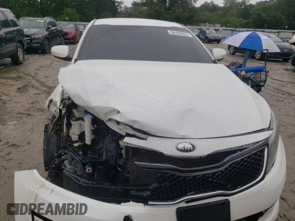 2014 Kia Optima LX with VIN KNAGM4A70E5494065, listed as a Copart auction lot 59100255 with 126,983 mi miles and Salvage title. Bid and sale history available at DreamBid. Image 5.