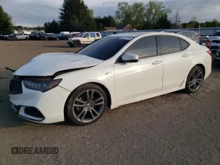2019 Acura TLX w/A-Spec Pkg z VIN 19UUB1F63KA001901, wystawiony jako Copart lot #53512755 z przebiegiem 93 303 mil mil oraz Szkoda całkowita • Salvage title. Historia ofert i sprzedaży dostępna na DreamBid. Obrazek 1.
