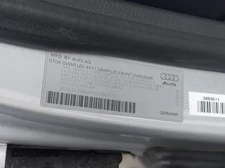 2005 Audi A4 3.0L with VIN WAUDT48H55K006377, listed as a IAAI auction lot 41535047 with 145,577 mi miles. Bid and sale history available at carsss.com. Image 9.