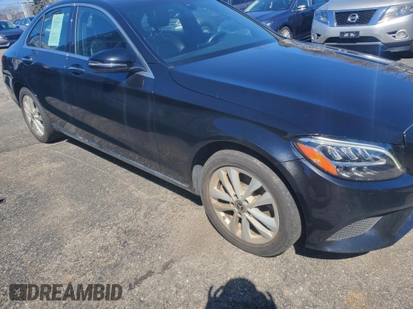 2019 Mercedes-Benz C 300 with VIN 55SWF8EB5KU290580, listed as a Copart auction lot 53017925 with Not Provided miles and Clean Title. Bid and sale history available at carsss.com. Image 1.