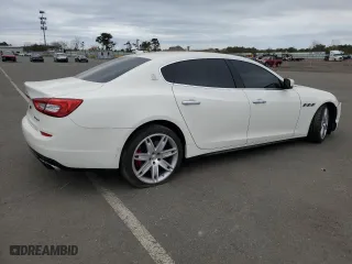 2014 Maserati Quattroporte GTS with VIN ZAM56PPA8E1073092, listed as a Copart auction lot 52827045 with 51,304 mi miles and Salvage Title. Bid and sale history available at carsss.com. Image 3.