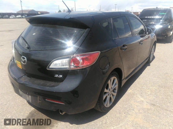 2011 Mazda 3 s Sport with VIN JM1BL1K67B1496970, listed as a IAAI auction lot 42155075 with 158,725 mi miles. Bid and sale history available at carsss.com. Image 4.
