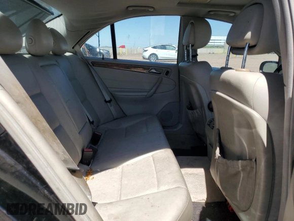 2007 Mercedes-Benz C 230 Sport with VIN WDBRF52H67E023929, listed as a Copart auction lot 61785605 with 160,042 mi miles and Clean title. Bid and sale history available at DreamBid. Image 10.