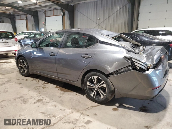 2023 Nissan Sentra SV z VIN 3N1AB8CV3PY316614, wystawiony jako Copart lot #56667655 z przebiegiem 14 864 mil mil oraz Szkoda całkowita • Salvage title. Historia ofert i sprzedaży dostępna na DreamBid. Obrazek 2.