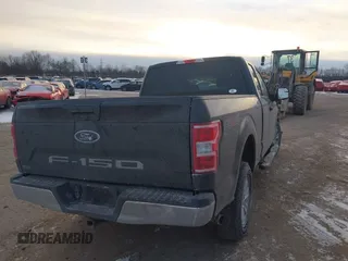 2019 Ford F-150 XL with VIN 1FTFX1E5XKKD99233, listed as a IAAI auction lot 41369349 with 1 mi miles. Bid and sale history available at carsss.com. Image 4.