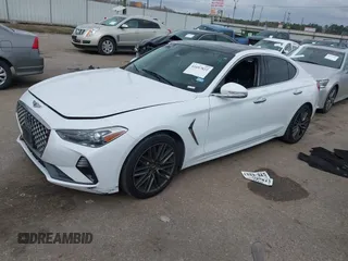2019 Genesis G70 Advanced with VIN KMTG34LA8KU027252, listed as a IAAI auction lot 41697822 with 130,086 mi miles and . Bid and sale history available at DreamBid. Image 2.