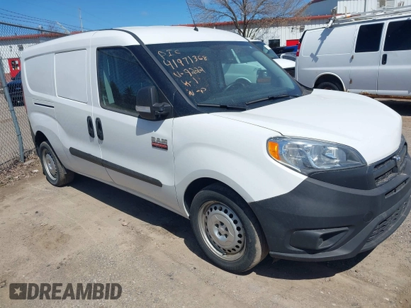 2018 Ram ProMaster City Cargo Tradesman with VIN ZFBERFAB6J6L29222, listed as a IAAI auction lot 41971368 with 142,285 mi miles and . Bid and sale history available at carsss.com. Image 1.