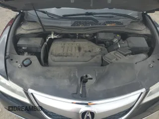 2015 Acura MDX with VIN 5FRYD4H28FB017710, listed as a Copart auction lot 48606695 with 97,143 mi miles and Salvage title. Bid and sale history available at DreamBid. Image 12.