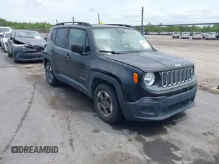 2017 Jeep Renegade Sport with VIN ZACCJAAB8HPF18198, listed as a IAAI auction lot 42025787 with 100,564 mi miles and . Bid and sale history available at DreamBid. Image 1.
