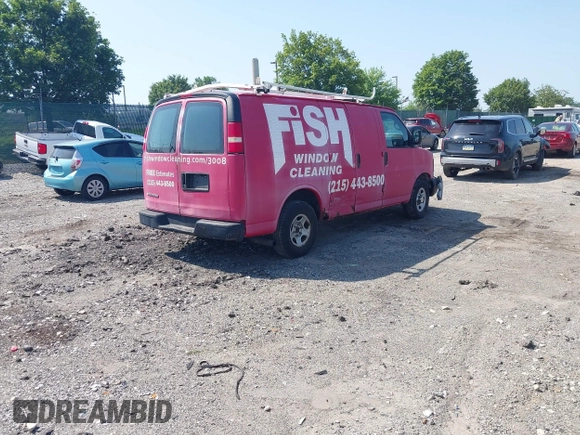 2005 Chevrolet Express Cargo with VIN 1GCFG15X451110200, listed as a IAAI auction lot 42551590 with 239,764 mi miles and . Bid and sale history available at DreamBid. Image 4.