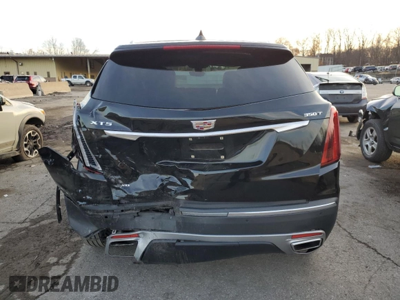 2022 Cadillac XT5 AWD Premium Luxury with VIN 1GYKNDR46NZ113732, listed as a Copart auction lot 82645394 with 26,862 mi miles and Salvage title. Bid and sale history available at DreamBid. Image 6.