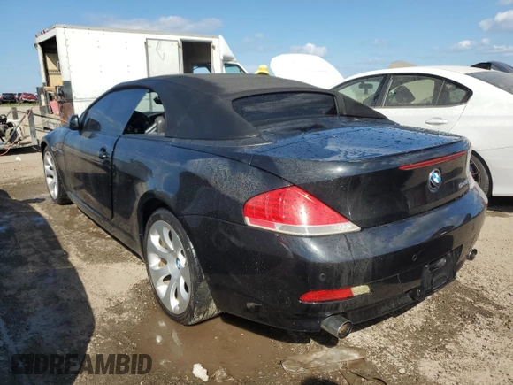 2004 BMW 6 Series 645Ci z VIN WBAEK73424B260088, wystawiony jako Copart lot #76481124 z przebiegiem 105 410 mil mil oraz Nie do naprawy • Non repairable. Historia ofert i sprzedaży dostępna na DreamBid. Obrazek 2.