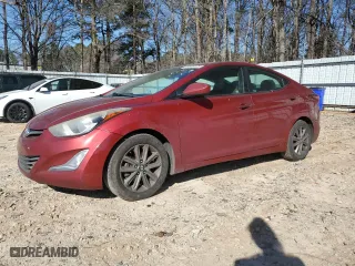 2015 Hyundai Elantra SE with VIN 5NPDH4AE2FH630450, listed as a Copart auction lot 46849155 with 142,731 mi miles and Salvage Title. Bid and sale history available at carsss.com. Image 1.