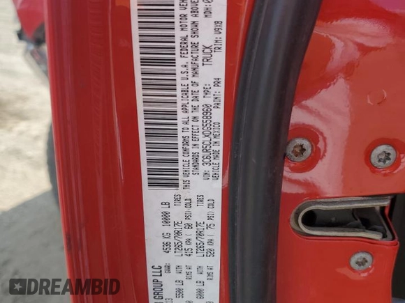 2013 Ram 2500 Tradesman z VIN 3C6UR5CLXDG558960, wystawiony jako Copart lot #57046995 z przebiegiem 75 628 mil mil oraz Czysty tytuł • Clean title. Historia ofert i sprzedaży dostępna na DreamBid. Obrazek 12.