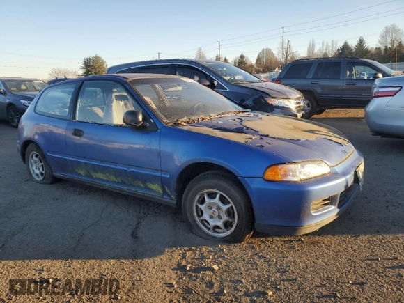1993 Honda Civic z VIN 2HGEH2375PH525047, wystawiony jako Copart lot #42850335 z przebiegiem 230 394 mil mil oraz Czysty tytuł • Clean title. Historia ofert i sprzedaży dostępna na DreamBid. Obrazek 4.