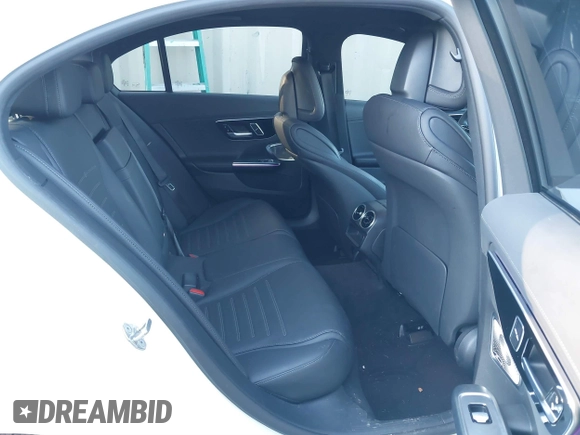 2023 Mercedes-Benz C 300 with VIN W1KAF4HB9PR142827, listed as a IAAI auction lot 41419476 with 21,041 mi miles and . Bid and sale history available at DreamBid. Image 8.