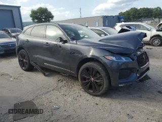 2023 Jaguar F-Pace R-Dynamic S with VIN SADCT2FU4PA714961, listed as a Copart auction lot 62012644 with 25,963 mi miles and Salvage Title. Bid and sale history available at DreamBid. Image 4.