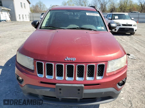 2013 Jeep Compass Sport with VIN 1C4NJDBB2DD271469, listed as a Copart auction lot 53655615 with 164,114 mi miles and Clean Title. Bid and sale history available at carsss.com. Image 5.