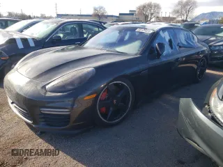 2014 Porsche Panamera GTS with VIN WP0AF2A79EL083508, listed as a Copart auction lot 58141423 with 72,918 mi miles and Salvage Title. Bid and sale history available at DreamBid. Image 1.