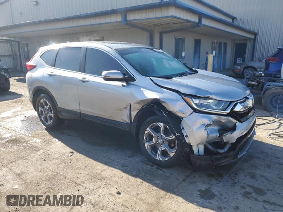2018 Honda CR-V EX with VIN 7FARW2H52JE091054, listed as a Copart auction lot 53468905 with 58,719 mi miles and Salvage Title. Bid and sale history available at DreamBid. Image 4.