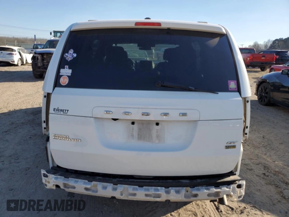 2019 Dodge Grand Caravan GT with VIN 2C4RDGEG5KR600564, listed as a Copart auction lot 47048755 with 123,787 mi miles and Salvage Title. Bid and sale history available at DreamBid. Image 6.