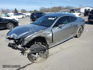 2021 Lexus RC with VIN JTHGA5BC1M5011158, listed as a Copart auction lot 45142884 with 5,877 mi miles. Bid and sale history available at carsss.com. Image 1.