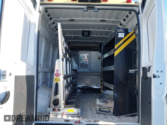 2023 Ram ProMaster Cargo with VIN 3C6LRVDG3PE538899, listed as a IAAI auction lot 41815998 with Not Provided miles. Bid and sale history available at carsss.com. Image 8.