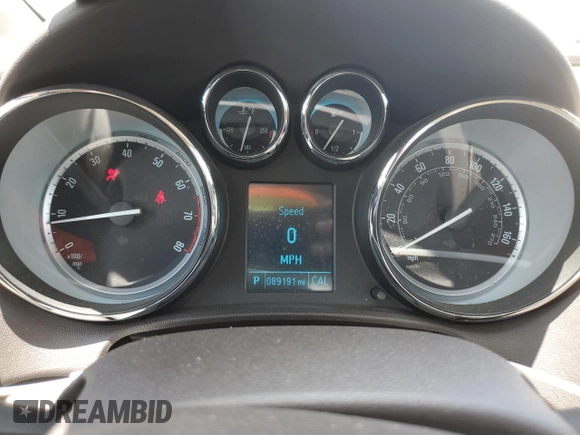 2016 Buick Verano with VIN 1G4PP5SK1G4100869, listed as a Copart auction lot 61177405 with 89,191 mi miles and Salvage title. Bid and sale history available at DreamBid. Image 9.