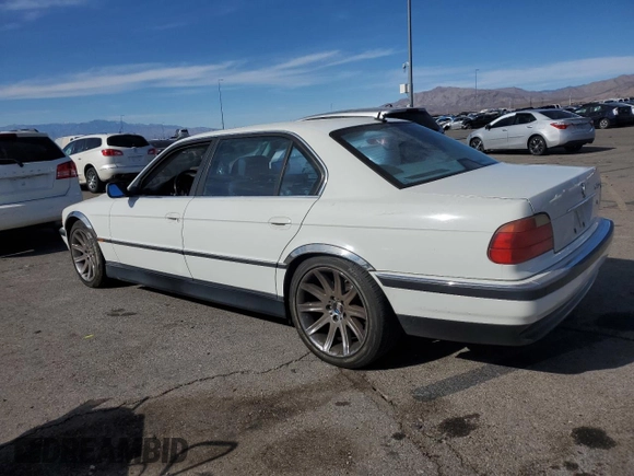 2000 BMW 7 Series 740iL with VIN WBAGH8345YDP10047, listed as a Copart auction lot 81508384 with 115,171 mi miles and Clean Title. Bid and sale history available at carsss.com. Image 2.