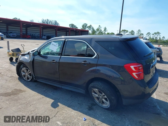 2016 Chevrolet Equinox LS with VIN 2GNFLEEK8G6255884, listed as a IAAI auction lot 40930513 with Not Provided miles and . Bid and sale history available at DreamBid. Image 3.