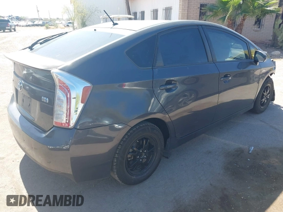 2013 Toyota Prius One with VIN JTDKN3DU3D1728422, listed as a IAAI auction lot 42121555 with 154,830 mi miles and . Bid and sale history available at DreamBid. Image 4.